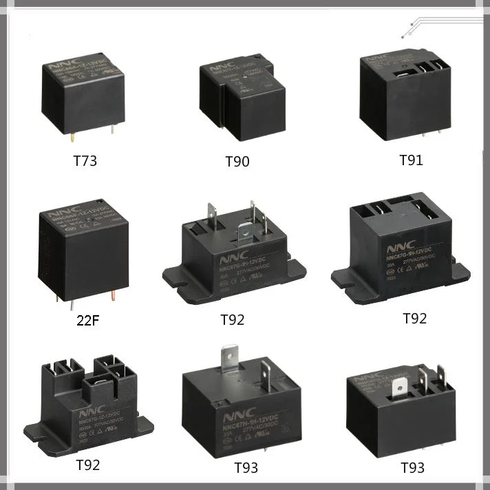 Miniature PCB Relay NNC67E-Z (T90) 30A 40A 4/5 Pins
