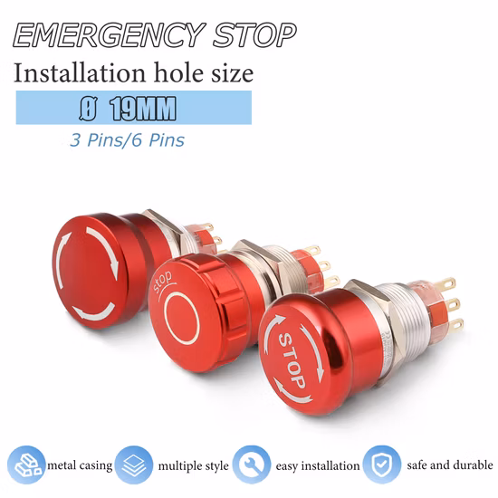 New Product La118p Rotary Push Button Switch 2no or 2nc