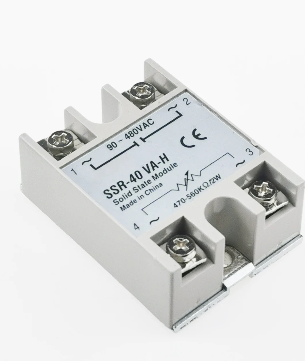 SSR-40da-H, Sigle Phase Solid State Relay, 3-32VDC/90-480VAC, Ce Proved Solid State Relay